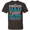 Global Strategic Sourcing Analyst Dad T-Shirt