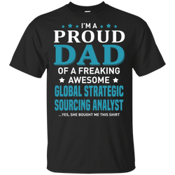 Global Strategic Sourcing Analyst Dad T-Shirt