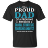Global Strategic Sourcing Analyst Dad T-Shirt