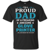 Glove Printer Dad T-Shirt
